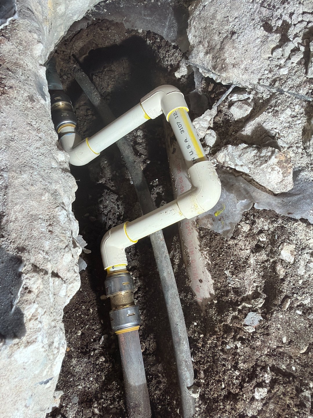 Slab Leak Repair – Condo Complex, Fernandina Beach, FL